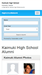 Mobile Screenshot of kaimukihighschool.org